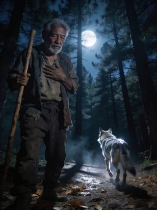 Ella llevó a su esposo ciego al bosque… Y lo dejó allí, sabiendo que no podía volver solo. Pero lo que ocurrió esa noche nadie en el pueblo lo podía creer.