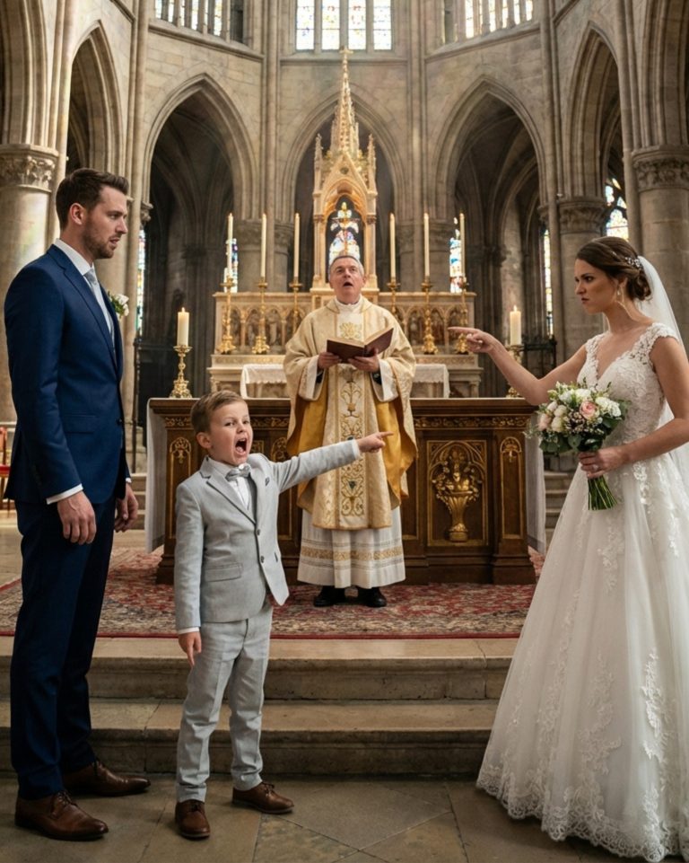 O bilionário tinha certeza de que seu filho jamais voltaria a falar, até o momento em que o menino falou durante a cerimônia de casamento e revelou um segredo que imediatamente interrompeu a celebração…