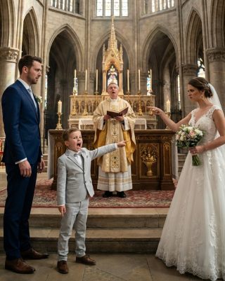 El multimillonario estaba seguro de que su hijo nunca volvería a hablar, hasta el momento en que el niño habló durante la ceremonia de la boda y reveló un secreto que detuvo inmediatamente la ceremonia…
