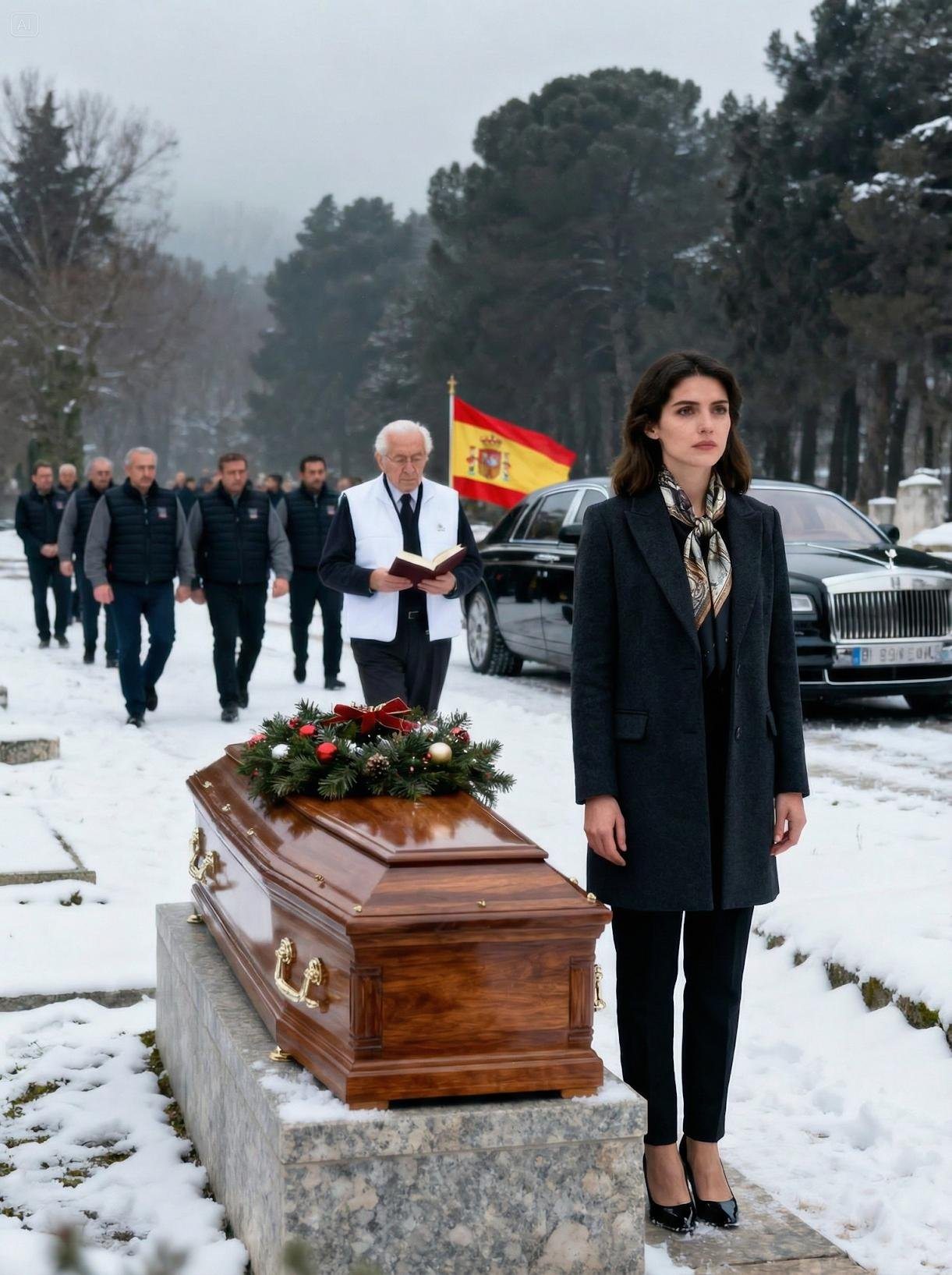 En el funeral de mi padre, mi marido se inclinó hacia mí y murmuró: “No eres necesaria aquí”. Yo simplemente sonreí.