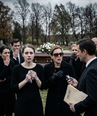 Meu pai ainda nem tinha sido enterrado quando minha madrasta chocou a todos ao anunciar que eu não era filha dele. O clima ficou tenso. Ela parecia quase satisfeita, até que o advogado se levantou lentamente. “Seu pai deixou instruções claras”, disse ele. “Um teste de DNA. Uma carta. E uma gravação que revela a verdade sobre a criança que não é dele.” Naquele instante, seu sorriso confiante desapareceu e seu rosto ficou branco como um fantasma.