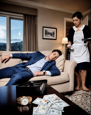 Dejó su reloj de oro, su billetera y su dinero en efectivo expuestos de forma prominente sobre la mesa para poner a prueba la honestidad de su ama de llaves, pero lo que sucedió después lo dejó completamente atónito.