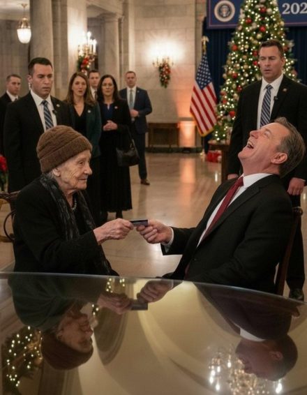 “Só quero conferir meu saldo”, disse a senhora de 90 anos. O milionário riu… até ver isto.