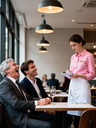 The millionaire placed his order in German to m0ck the waitress… but she spoke seven languages