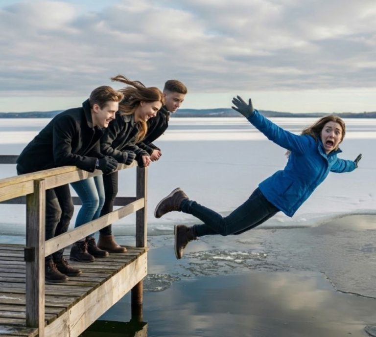 “Eles empurraram minha filha para o lago congelado como uma brincadeira, riram enquanto ela se afogava… e acharam que ninguém ia pagar por isso”…