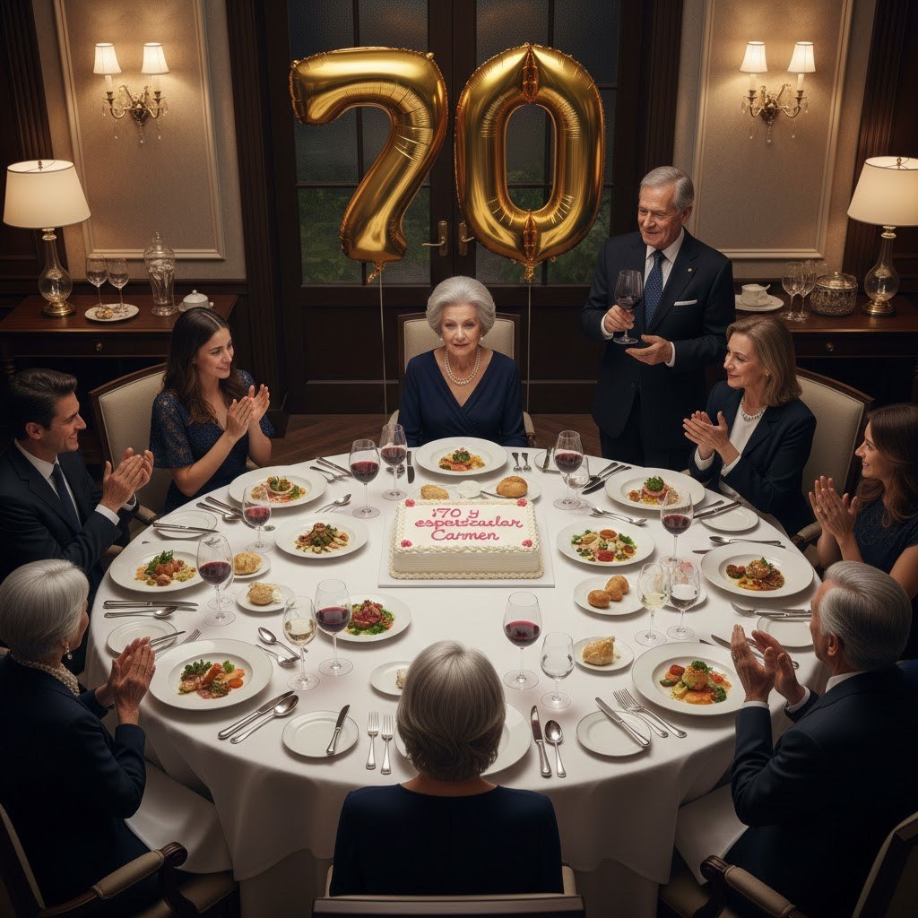 En mi cumpleaños número setenta, mi esposo anunció que se iba. Nunca imaginé que alguien aplaudiría. Y mucho menos que serían mis propias hijas.