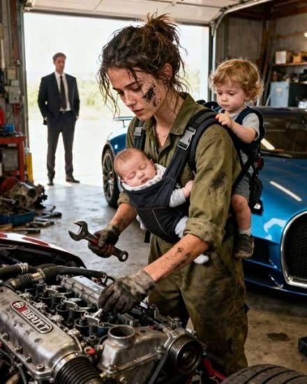 Nueve expertos no lograron reparar el motor de un Bugatti… Una madre soltera logró lo imposible y cambió su destino para siempre.