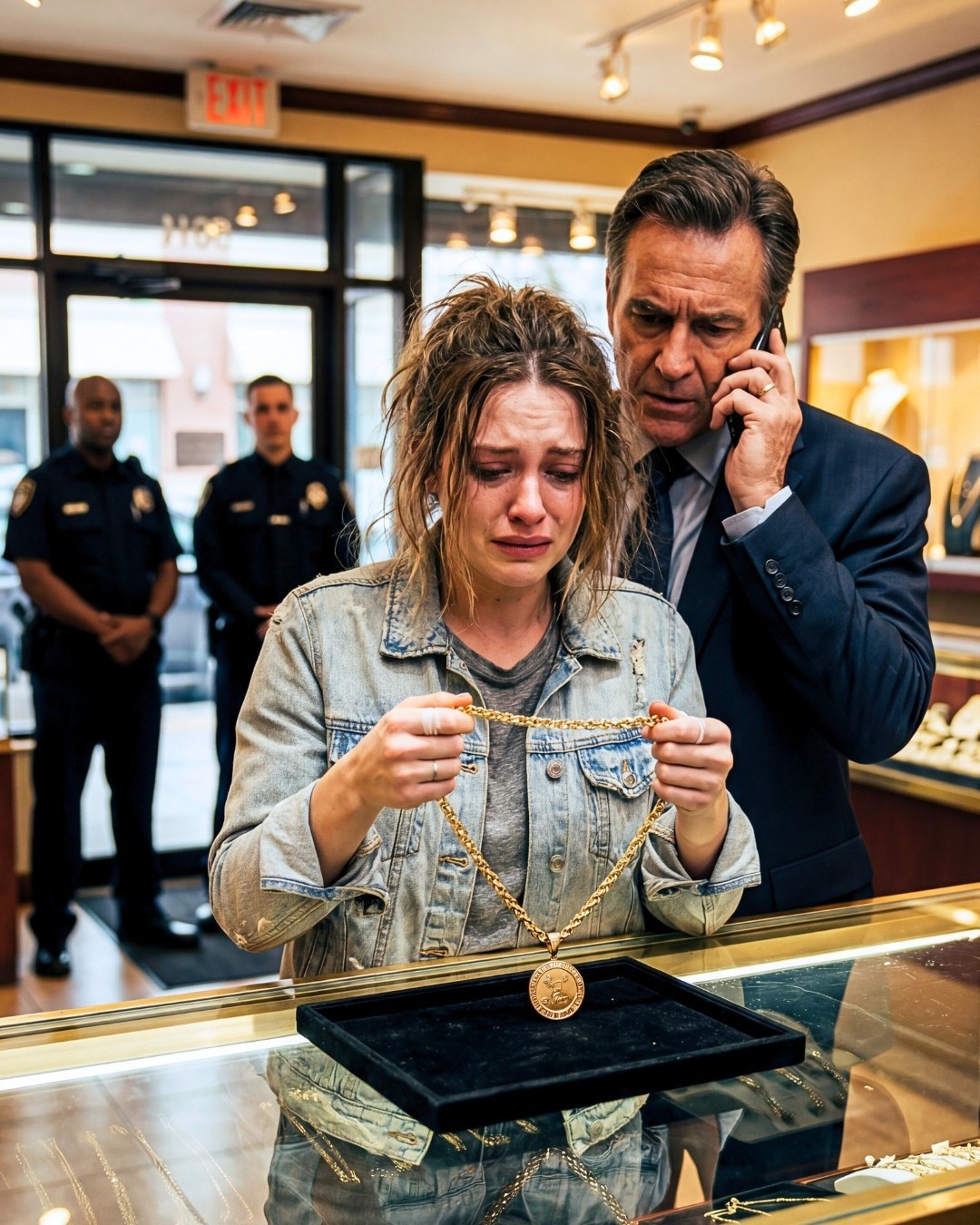 Tras el divorcio, me quedé con dos bolsos y un collar… y cuando el joyero los vio, palideció: “¿De dónde los sacaste?”. Lo que dijo a continuación cambió mi vida para siempre.