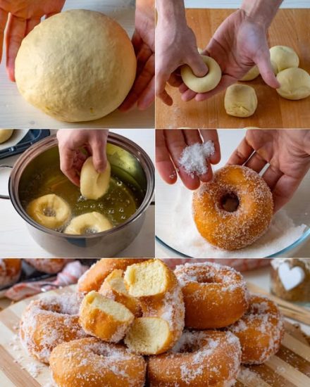 ¡Suaves, esponjosas y azucaradas! La receta perfecta para las donas más deliciosas: