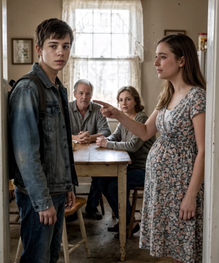 Cuando tenía diecisiete años, mi hermana adoptiva mintió, afirmando que yo era el padre de su bebé. Mi familia me echó, mi novia se fue y yo… desaparecí. Diez años después, cuando por fin se supo la verdad, todos vinieron a mendigar a mi puerta. Guardé silencio.