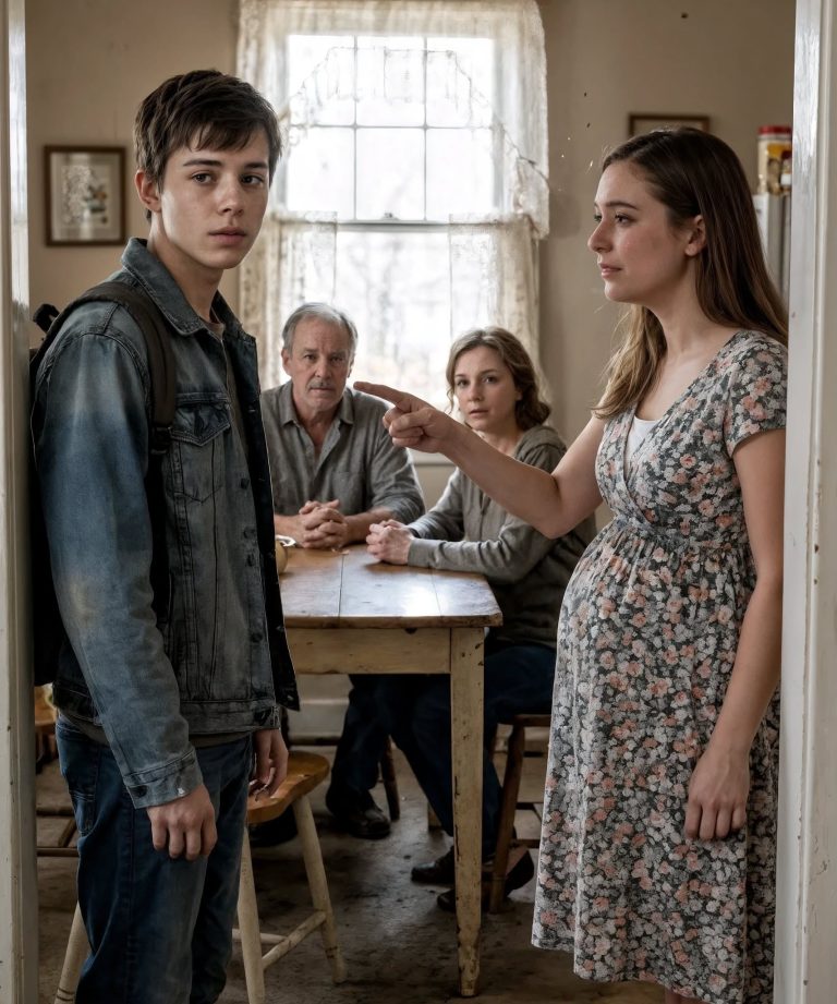 Cuando tenía diecisiete años, mi hermana adoptiva mintió, afirmando que yo era el padre de su bebé. Mi familia me echó, mi novia se fue y yo… desaparecí. Diez años después, cuando por fin se supo la verdad, todos vinieron a mendigar a mi puerta. Guardé silencio.