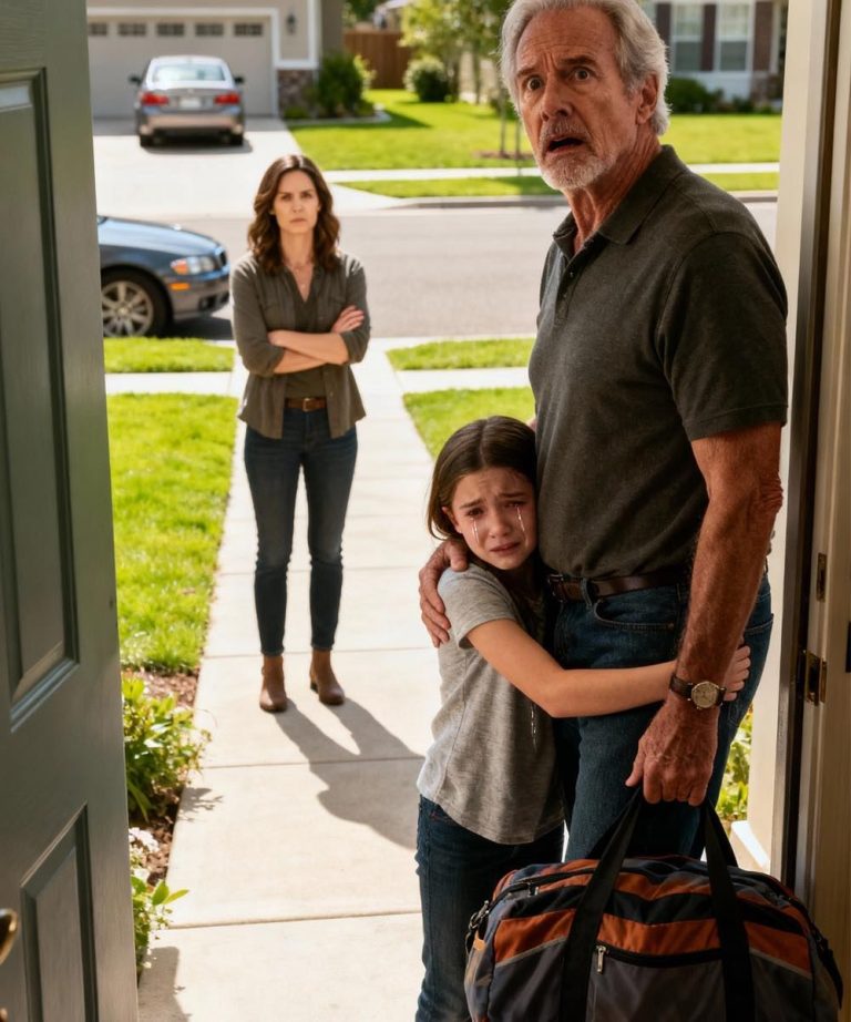 La nuera de mi hijo fallecido dejó a mi nieta conmigo “solo por un día”, pero nunca regresó. Nueve años después, descubrió la herencia que mi hijo le había dejado a su hija y llamó a la policía, acusándome de secuestrarla.