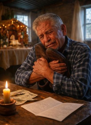 Una hija que se había casado lejos le envió a su padre un par de zapatos… Pero él calzaba un número 40, y ella le envió un número 43. La verdad escondida en esos zapatos lo hizo llorar.