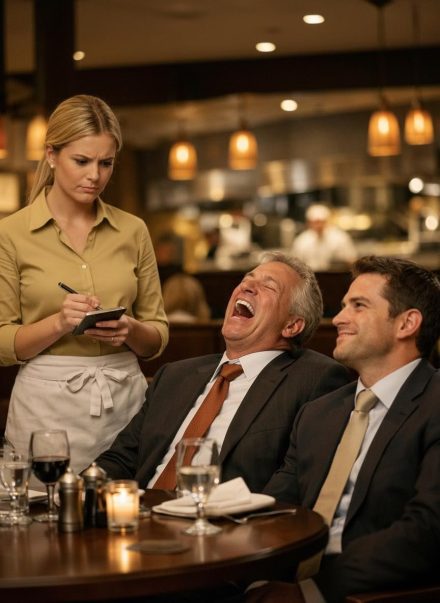 El millonario pidió en alemán solo para humillarla. La camarera sonrió en silencio. Lo que ella no sabía era que hablaba siete idiomas, y uno de ellos cambiaría su vida para siempre.