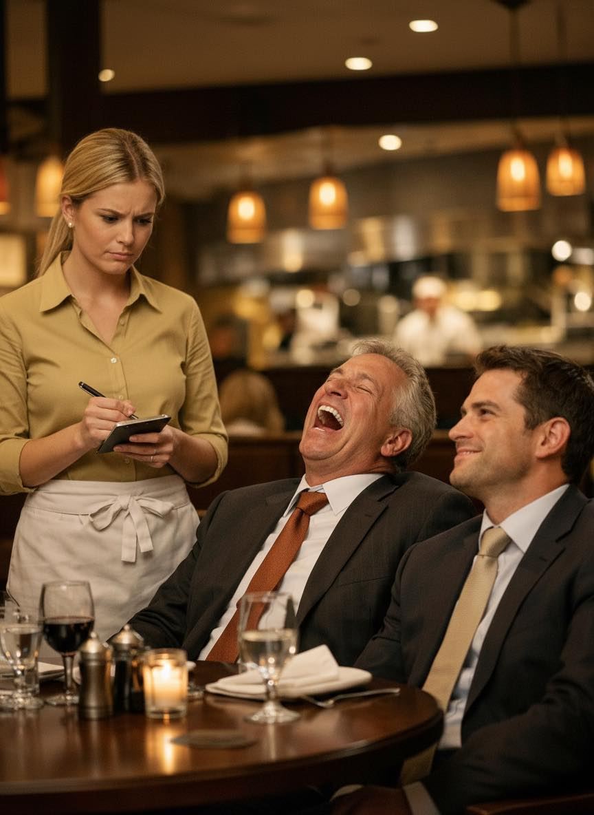 El millonario pidió en alemán solo para humillarla. La camarera sonrió en silencio. Lo que ella no sabía era que hablaba siete idiomas, y uno de ellos cambiaría su vida para siempre.