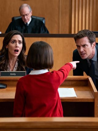 Pensé que la audiencia de divorcio no podía empeorar, hasta que mi esposo me exigió la casa de $400,000 que mis padres me habían dejado. Me temblaban las manos y me quedé sin voz. Entonces mi hija de 9 años se levantó y susurró: “Señoría… Mamá no sabe que grabé lo que dijo anoche. Se lo envié a la tía María”.