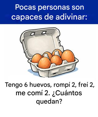 Este enigma relacionado con el huevo ha dejado a más de una persona perpleja.