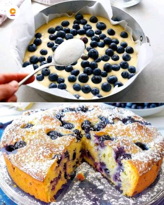 Pastel de arándanos: una receta para un postre suave y aromático