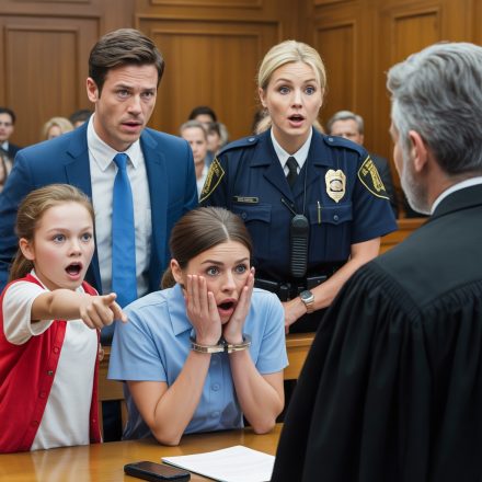 ¡SUELTEN A MI NIÑERA! ¡SÉ LA VERDAD!, gritó la hija del millonario… y el juzgado cerró…