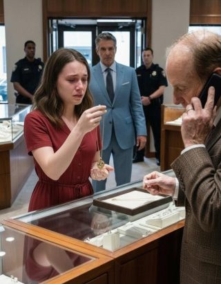 Após o divórcio, saí de casa com um celular quebrado e o antigo colar da minha mãe: minha última chance de pagar o aluguel. O joalheiro mal olhou para ele… e então suas mãos congelaram.