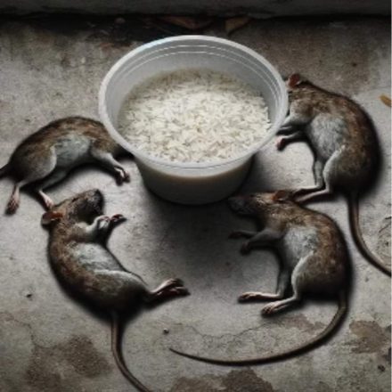 Elimina ratas y cucarachas aplicando este producto.