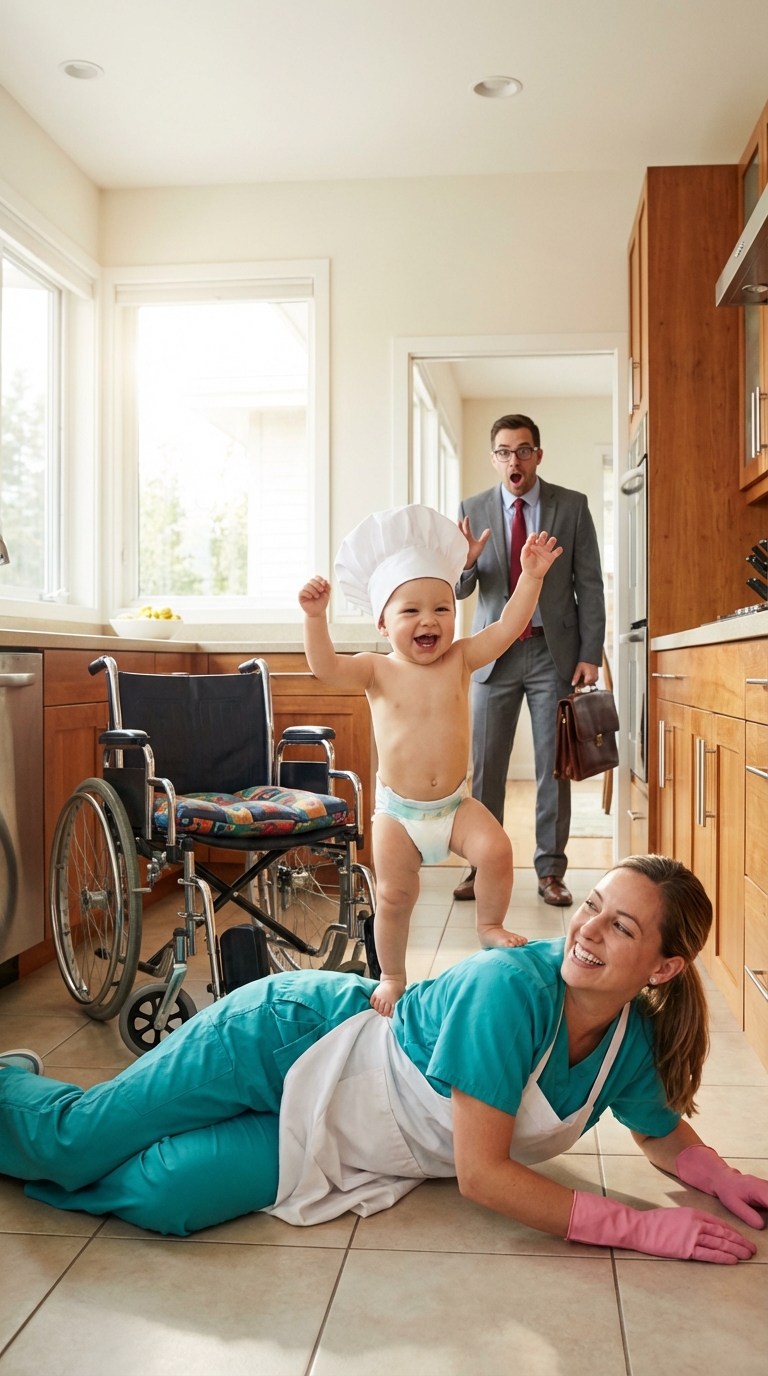 Milionário fingiu que ia viajar, mas descobriu o que sua empregada fazia com seu filho deficiente.