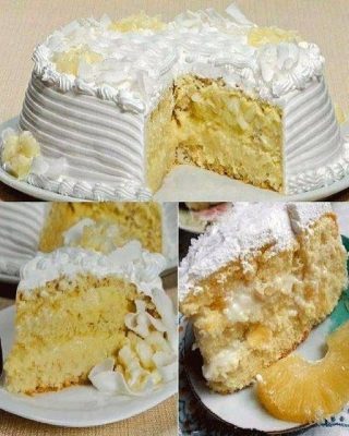 BOLO DE TRUFAS DE ABACAXI