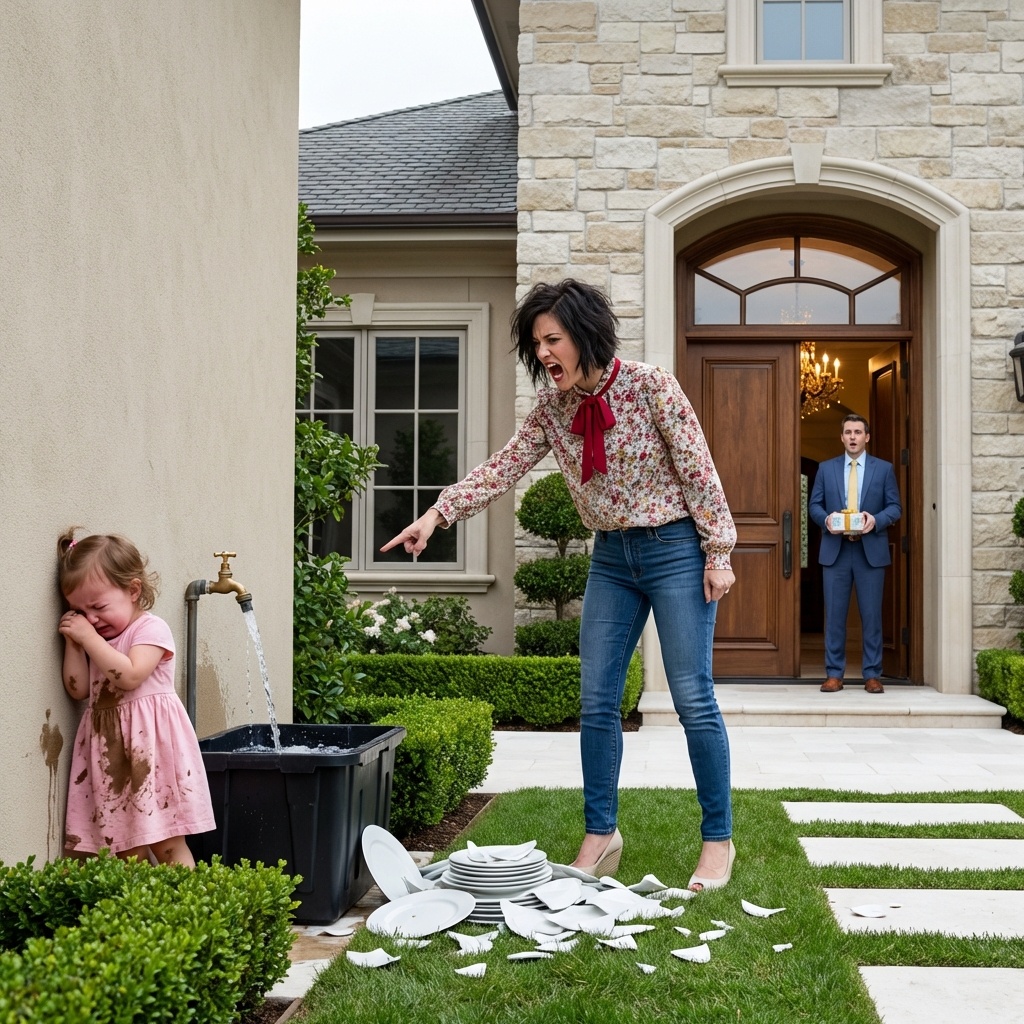 Regresó sin avisar y encontró a su hija castigada contra el muro. Lo que descubrió esa noche destapó una cruel mentira que su familia ocultó durante 3 años…