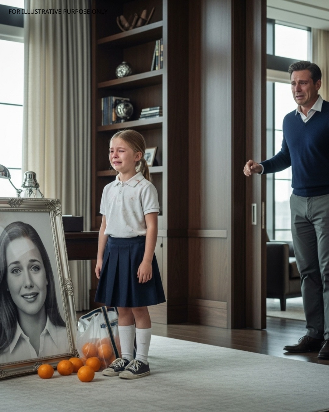 Yo era apenas una niña que vendía naranjas para ayudar a mi madre enferma, pero cuando entré en la mansión de un millonario y susurré: “¿Por qué tienes una foto de mi madre aquí?”, todo en lo que creía comenzó a desmoronarse…