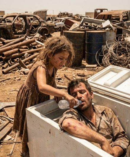 En el vertedero, una niña pobre encontró a un millonario en peligro y lo salvó.