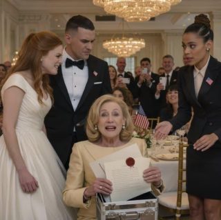 Cuando llegué a la boda de mi esposa.