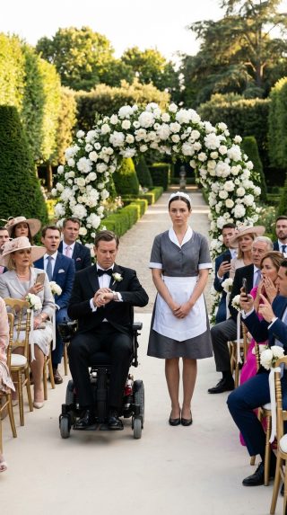 Un millonario con una lesión de médula espinal estaba de pie en el altar, esperando a 400 invitados de élite, hasta que recibió una carta brutal que le informaba que su prometida se había escapado con otro hombre porque no podía vivir con su discapacidad.