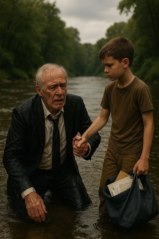 El millonario fue arrojado al río