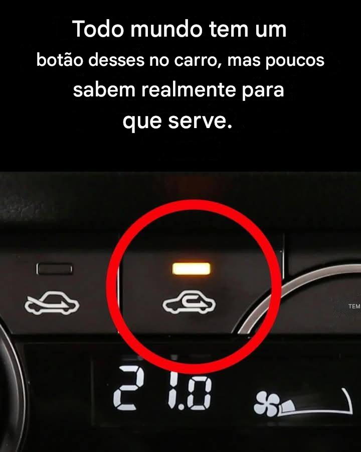 Deveria haver um botão no carro?