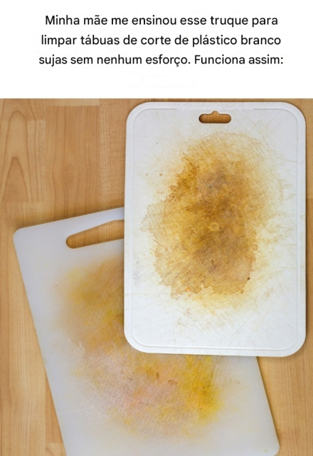 Como manter suas tábuas de corte de plástico branco limpas