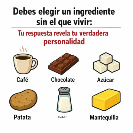 Teste: Escolha um ingrediente sem o qual você não consegue viver: sua resposta revela sua verdadeira personalidade.