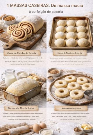 Receitas Essenciais de Massa que Todo Padeiro Caseiro Deve Conhecer