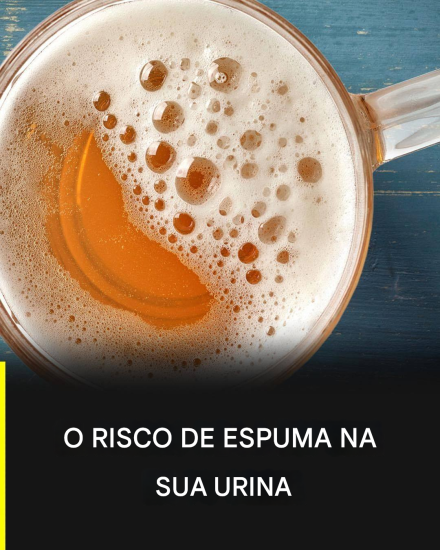 O risco de espuma na urina: quando é um sinal de alerta e quando não é.