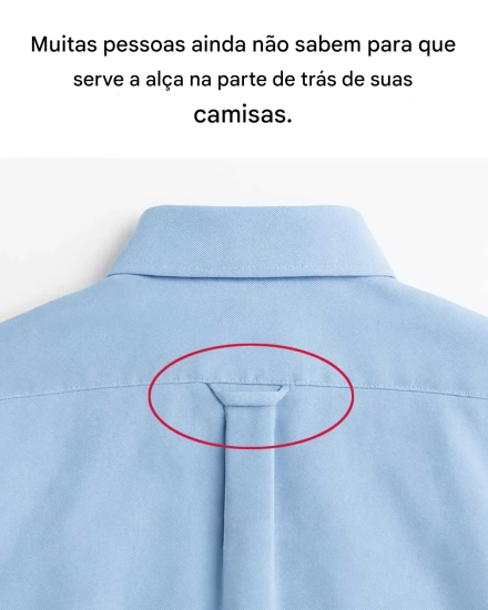 O mistério daquele pequeno laço escondido em suas camisas.