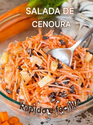 Receita de Salada Tropical de Cenoura: Uma explosão de frescor e sabor