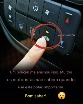 O botão do painel que a maioria dos motoristas ignora e por que ele é realmente importante.