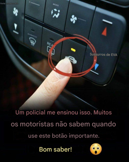 O botão do painel que a maioria dos motoristas ignora e por que ele é realmente importante.
