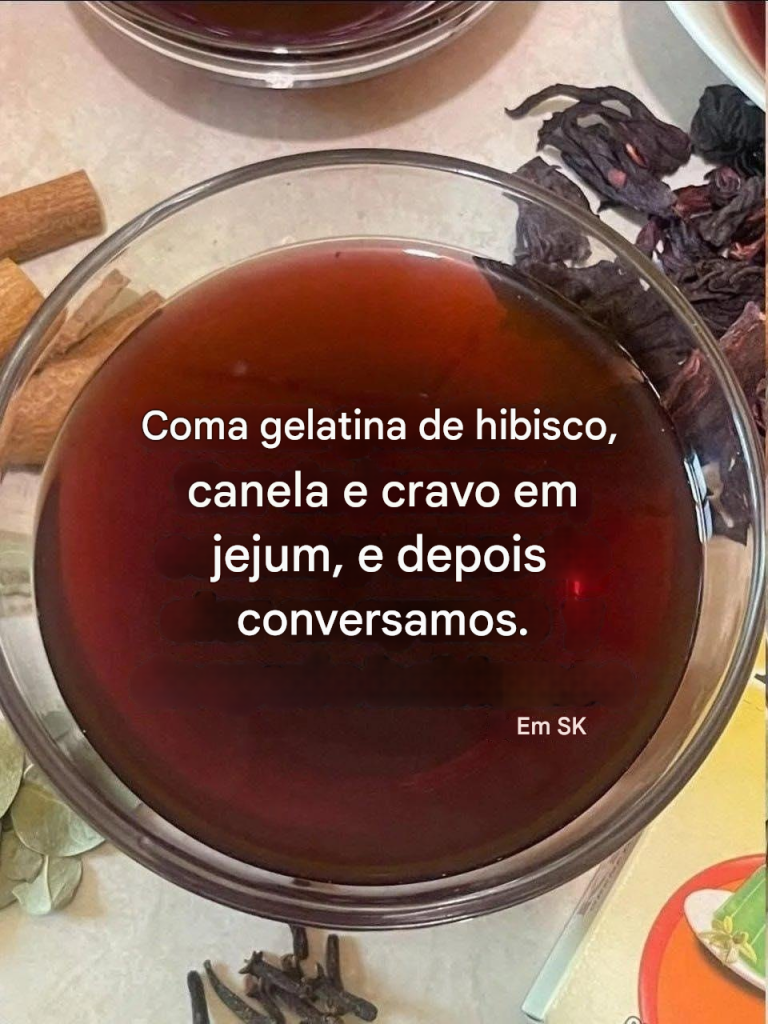 Geleia de hibisco com cravo