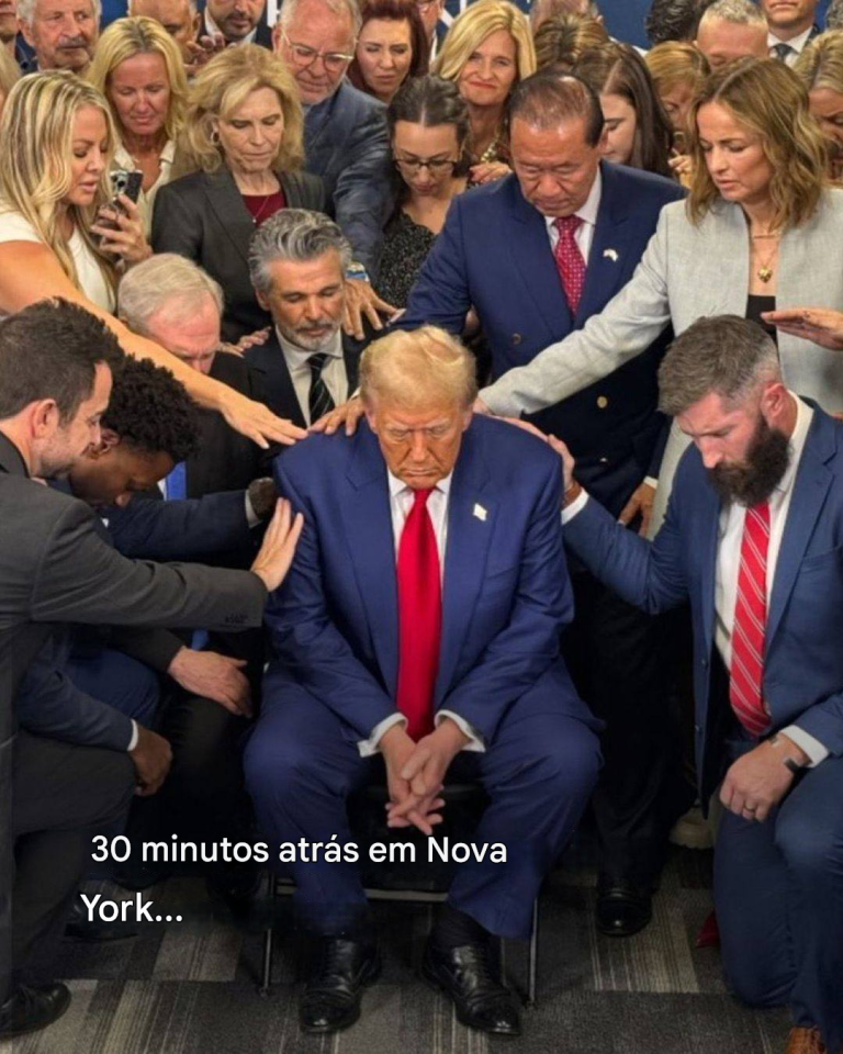 Donald Trump explica os verdadeiros motivos dos hematomas em sua mão.