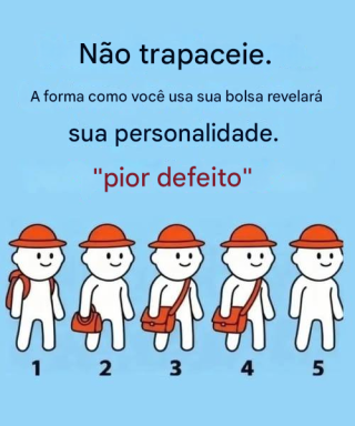A forma como você usa sua bolsa revela pistas sobre sua personalidade.