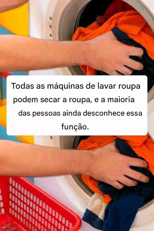 Você sabia que é possível secar suas roupas na máquina de lavar? Veja como!