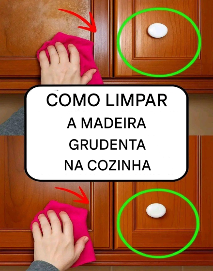 O truque genial para remover gordura dos armários da cozinha