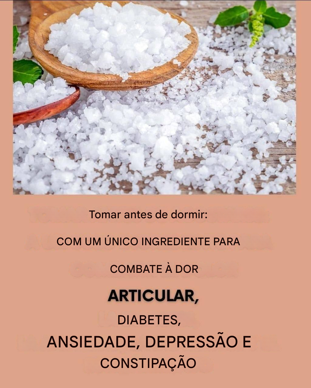 Tome antes de dormir — e isso vai passar!