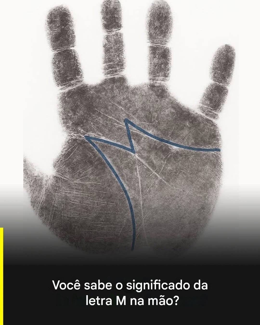 O significado da letra M na quiromancia para roqueiros