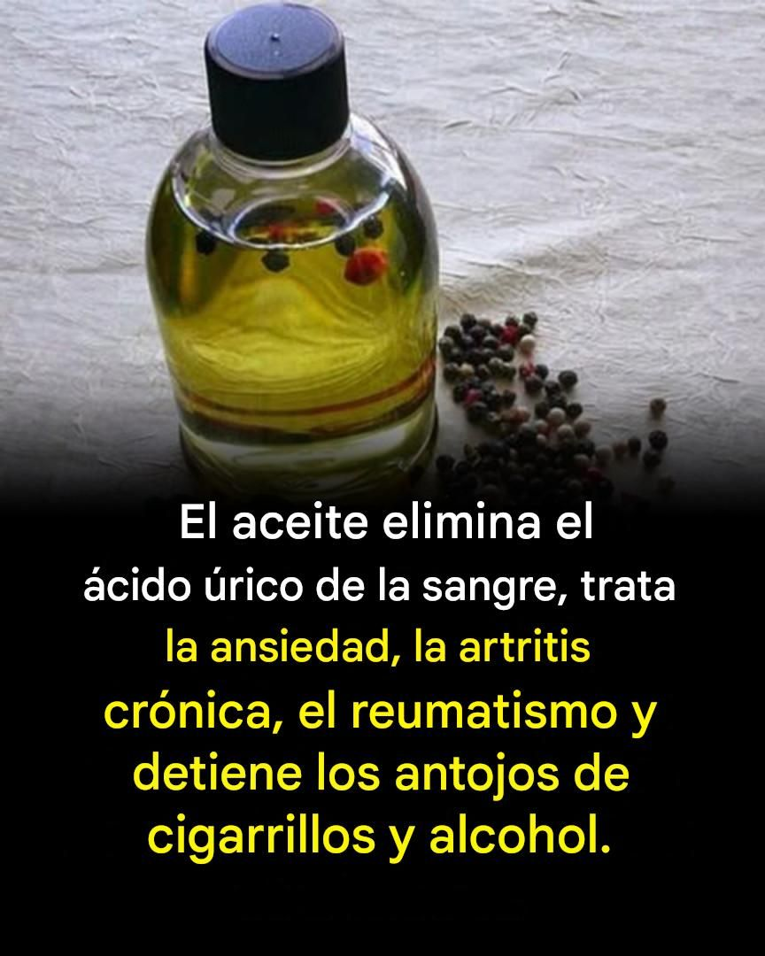 O óleo remove o ácido úrico do sangue, trata a ansiedade, a artrite crônica, o reumatismo e combate a vontade de fumar e consumir álcool.